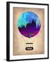 Prague Air Balloon-NaxArt-Framed Art Print