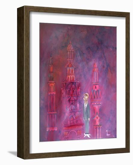 Prague Angel, 2010-Rob Woods-Framed Giclee Print