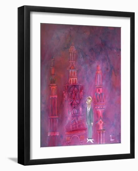 Prague Angel, 2010-Rob Woods-Framed Giclee Print