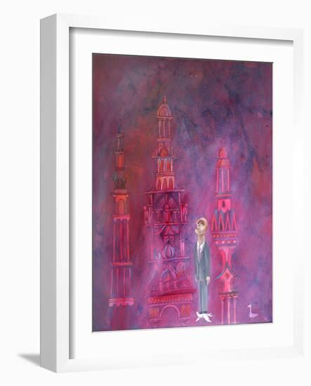 Prague Angel, 2010-Rob Woods-Framed Giclee Print