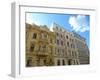 Prague, Art Nouveau houses at Opletalova Street-Jan Halaska-Framed Photographic Print