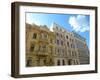 Prague, Art Nouveau houses at Opletalova Street-Jan Halaska-Framed Photographic Print