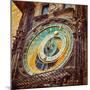 Prague Astronomical Clock . Instagram Filter Effect-scorpp-Mounted Photographic Print