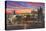 Prague at Dusk-Richard Harpum-Stretched Canvas