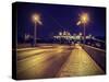 Prague by Night, Czech Republic.-Maciej Bledowski-Stretched Canvas