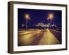 Prague by Night, Czech Republic.-Maciej Bledowski-Framed Photographic Print