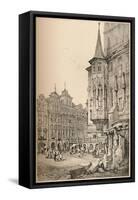 'Prague', c1820 (1915)-Samuel Prout-Framed Stretched Canvas