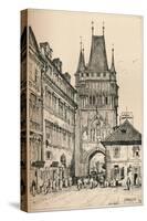 'Prague', c1820 (1915)-Samuel Prout-Stretched Canvas