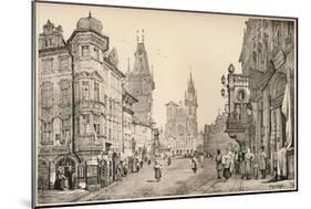 'Prague', c1820 (1915)-Samuel Prout-Mounted Giclee Print