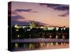 Prague Castle and Charles Bridge, Prague, Czech Republic-Sergio Pitamitz-Stretched Canvas