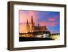 Prague Castle at Sunset - Czech Republic-TTstudio-Framed Photographic Print