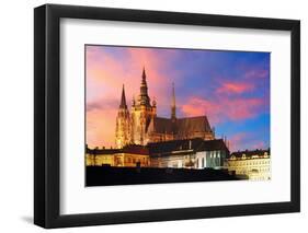 Prague Castle at Sunset - Czech Republic-TTstudio-Framed Photographic Print