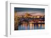 Prague Castle in sunset-Belinda Shi-Framed Photographic Print