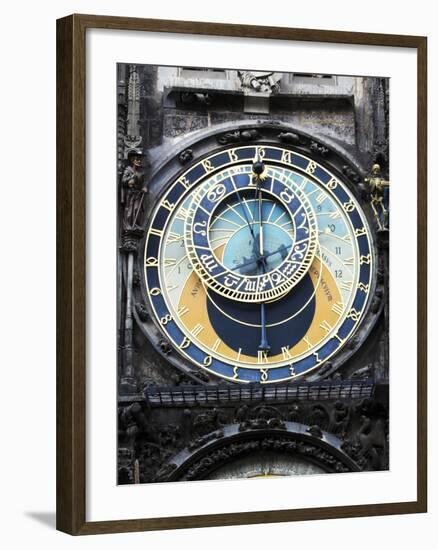 Prague Clock 1-Chris Bliss-Framed Photographic Print