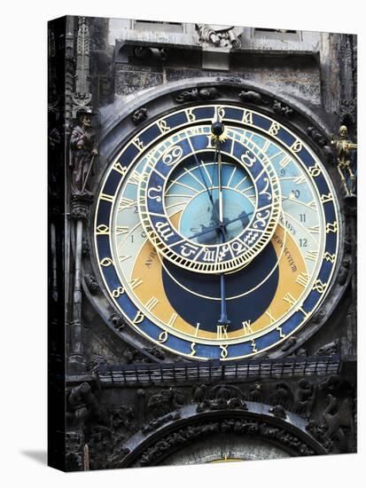 Prague Clock 1-Chris Bliss-Stretched Canvas