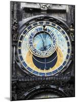 Prague Clock 1-Chris Bliss-Mounted Photographic Print