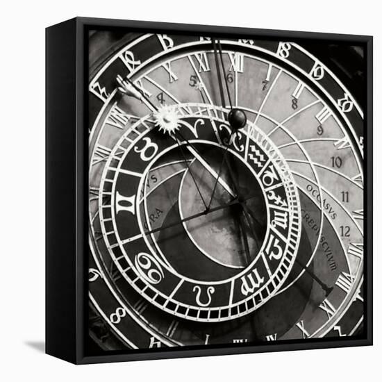 Prague Clock I-Jim Christensen-Framed Stretched Canvas