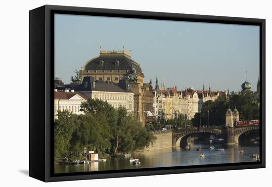 Prague, Czech Republic, Europe-Angelo-Framed Stretched Canvas