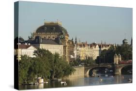 Prague, Czech Republic, Europe-Angelo-Stretched Canvas