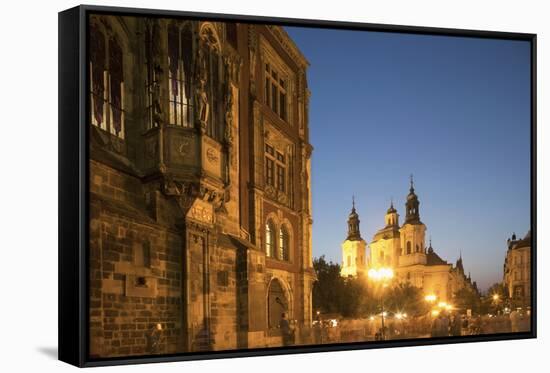 Prague, Czech Republic, Europe-Angelo-Framed Stretched Canvas