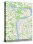 Prague, Czech Republic Map-null-Stretched Canvas