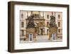 Prague, Czech Republic. The Matthias Gate at Prague Castle, with guards.-Tom Haseltine-Framed Photographic Print