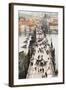 Prague, Czech Republic, View of Bridge and River-Ali Kabas-Framed Photographic Print