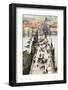 Prague, Czech Republic, View of Bridge and River-Ali Kabas-Framed Photographic Print