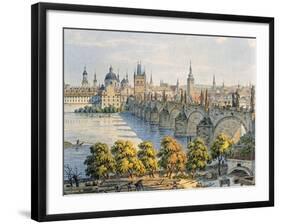 Prague from the Belvedere-Vincent Morstadt-Framed Giclee Print