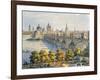 Prague from the Belvedere-Vincent Morstadt-Framed Giclee Print