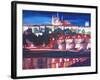 Prague - Hradschin with Charles Bridge-Markus Bleichner-Framed Art Print