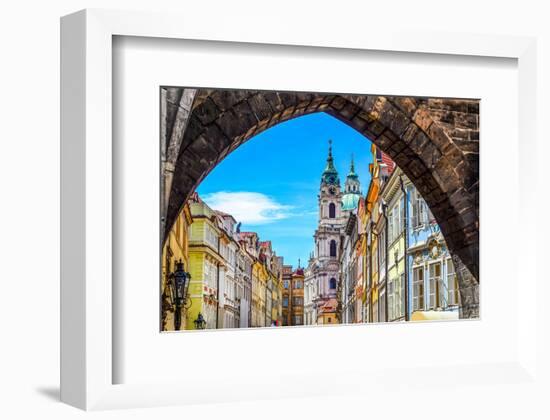 Prague Old Town & Tower Arch-null-Framed Art Print