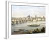 Prague on the Moldava River-null-Framed Giclee Print