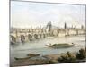 Prague on the Moldava River-null-Mounted Giclee Print