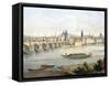 Prague on the Moldava River-null-Framed Stretched Canvas