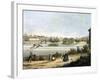 Prague on the Moldava River-null-Framed Giclee Print