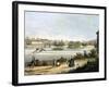 Prague on the Moldava River-null-Framed Giclee Print