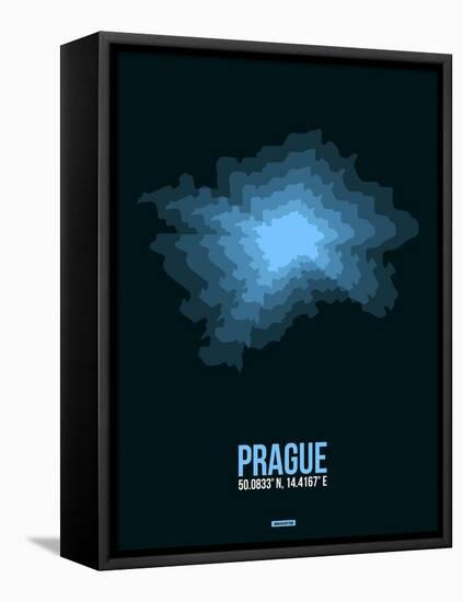 Prague Radiant Map 2-NaxArt-Framed Stretched Canvas
