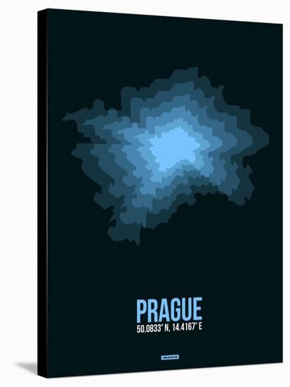 Prague Radiant Map 2-NaxArt-Stretched Canvas