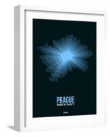 Prague Radiant Map 2-NaxArt-Framed Art Print