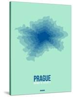 Prague Radiant Map 4-NaxArt-Stretched Canvas