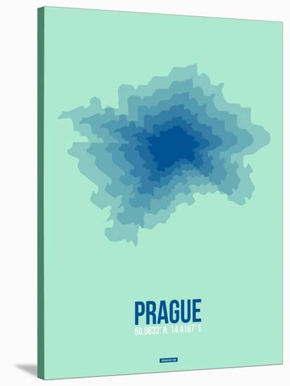 Prague Radiant Map 4-NaxArt-Stretched Canvas