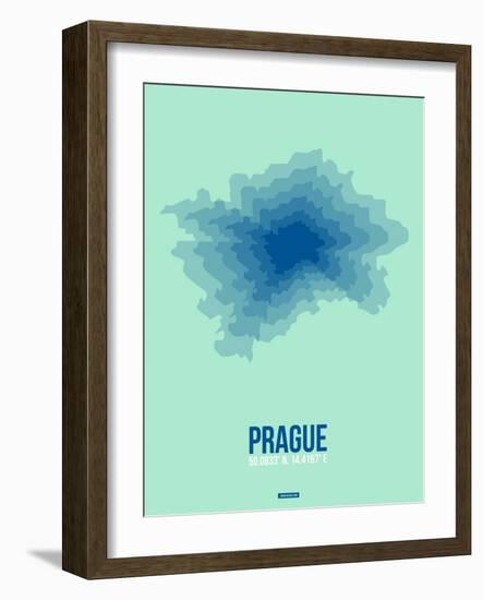 Prague Radiant Map 4-NaxArt-Framed Art Print