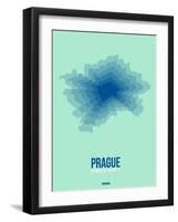 Prague Radiant Map 4-NaxArt-Framed Art Print