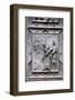 Prague, St. Vitus Cathedral, Central Portal, Western Facade, Bronze Door, Lower Left Panel-Samuel Magal-Framed Photographic Print