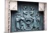 Prague, St. Vitus Cathedral, Central Portal, Western Facade, Bronze Door, Upper Left Panel-Samuel Magal-Mounted Photographic Print