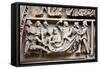 Prague, St. Vitus Cathedral, Central Portal, Western Facade, Tympanum Reliefs Above Bronze Door-Samuel Magal-Framed Stretched Canvas