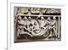 Prague, St. Vitus Cathedral, Central Portal, Western Facade, Tympanum Reliefs Above Bronze Door-Samuel Magal-Framed Photographic Print