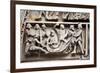 Prague, St. Vitus Cathedral, Central Portal, Western Facade, Tympanum Reliefs Above Bronze Door-Samuel Magal-Framed Photographic Print