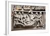 Prague, St. Vitus Cathedral, Central Portal, Western Facade, Tympanum Reliefs Above Bronze Door-Samuel Magal-Framed Photographic Print